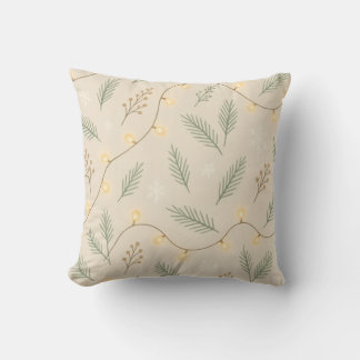 Trivsam vinterglöd - minimalistisk höjdpattern kudde