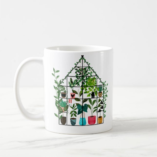 Trivsamt växthus kaffemugg (Vänster)