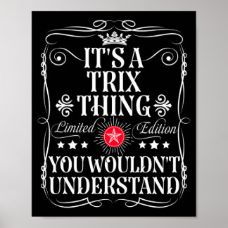 Trix namn på en Trix-sak du inte skulle förstå Poster