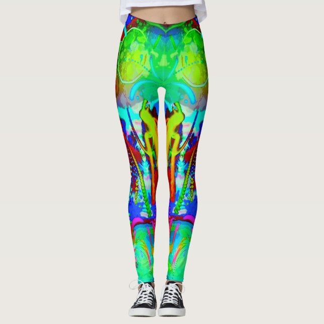 Trixie KCBLS är inte en meningsfull text att övers Leggings (Framsida)