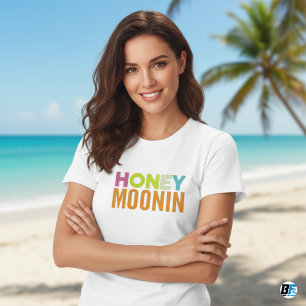 TRIXIE Retro 70-tals tema Honeymoonin' Bride  T Shirt