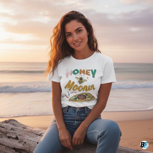 TRIXIE Retro 70-talsinspirerad Brud på Bröllopsres T Shirt (Skapare uppladdad)