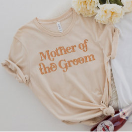 TRIXIE Retro 70-talsinspirerad Mor till Brudgummen T Shirt