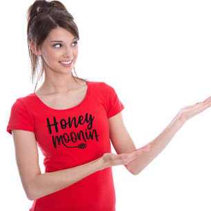 TRIXIE Retro 70's Thmet Honeymoonin'Bride T Shirt