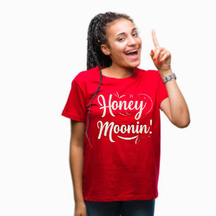 TRIXIE Retro 70's Thmet Honeymoonin'Bride T Shirt