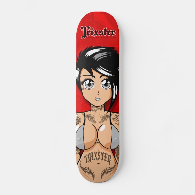 Trixster Skateboards - Mizz Tatz (Framsida)