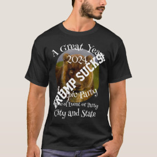 Trmp Ett Stort År En Episk Fest Lejon Trump T Shirt