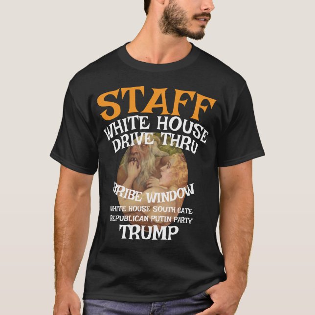 Trmp Krigsförbrytare Brott Mord Mördare Pendejo T Shirt (Framsida)