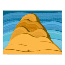 Tro Abstract Gyllene Berg