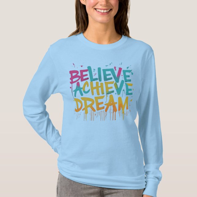Tro Achieve Dream T-Shirt (Framsida)