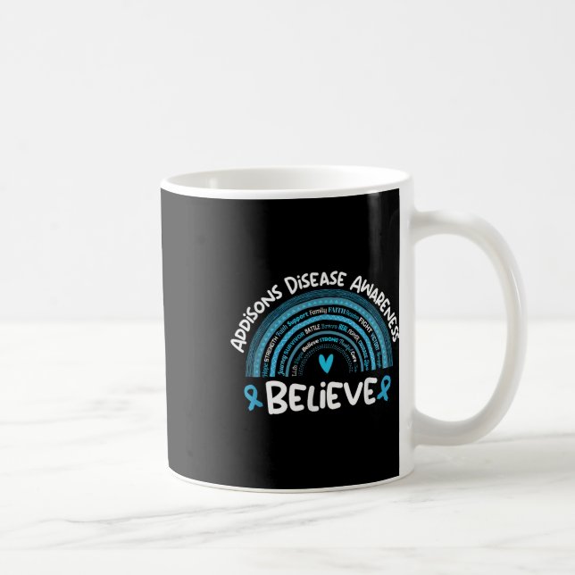 Tro Addisons Disease Awareness Shirt _ Addison Kaffemugg (Höger)