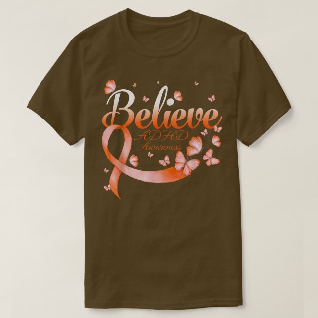 Tro ADHD Awareness Butterfly 465 T Shirt (Design framsida)