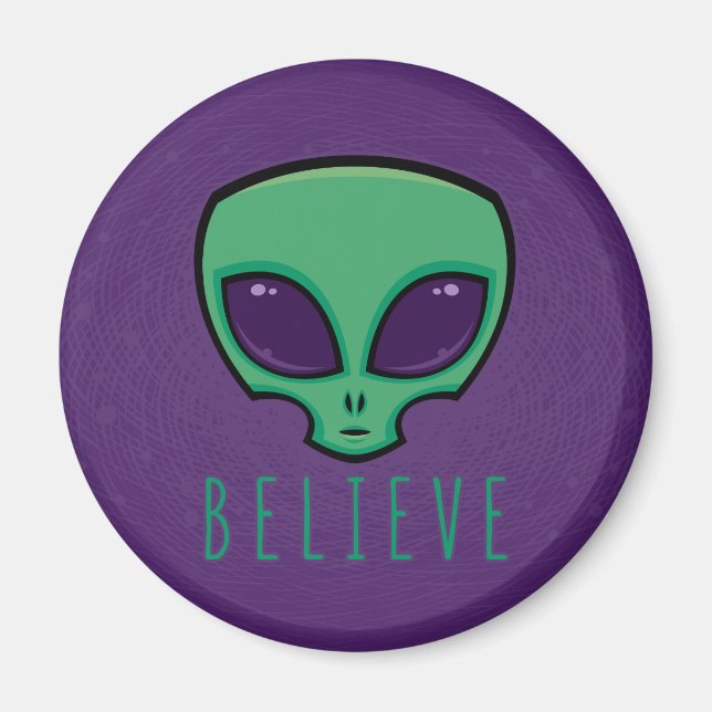Tro Alien Head Magnet (Framsidan)