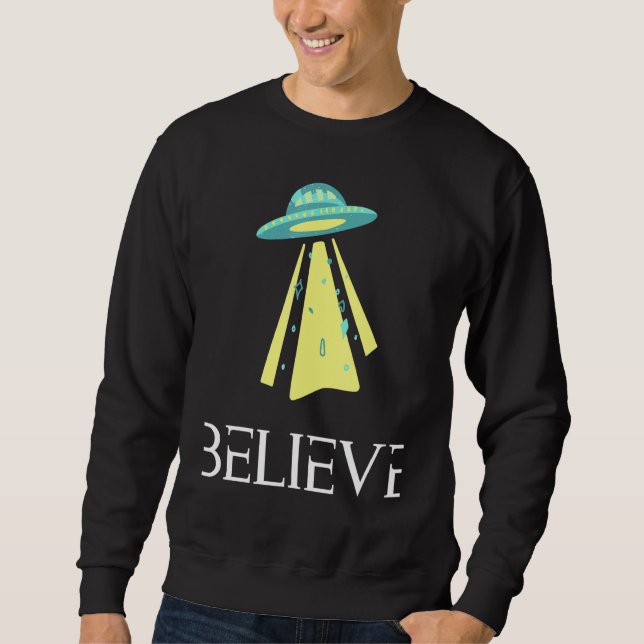 Tro Alien Shirt 1 Lång Ärmad Tröja (Framsida)