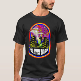 Tro Alien Ufo Uap Unidentified Flyi T Shirt
