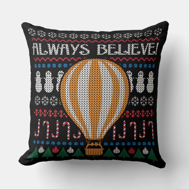 Tro alltid god julsötare Pillow Kudde (Framsida)