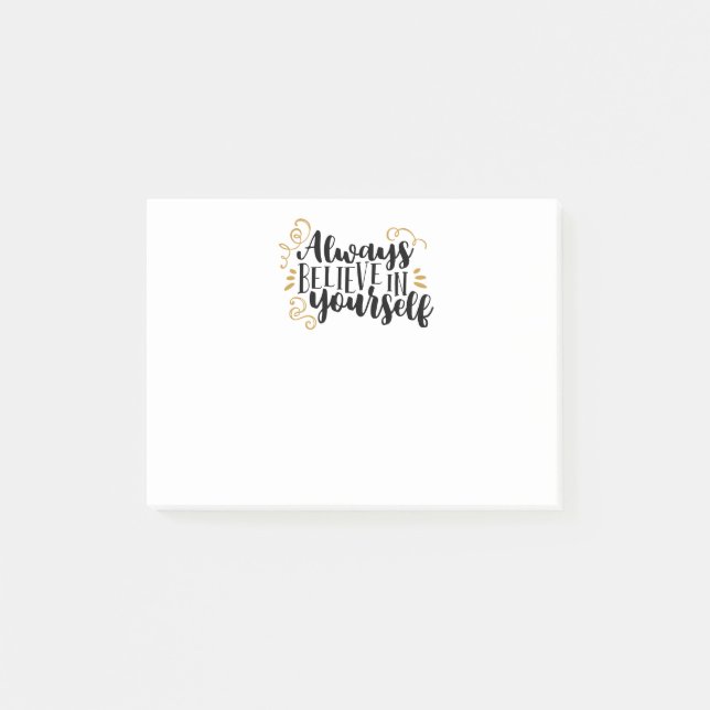 Tro alltid i dig post-it block (Framsida)