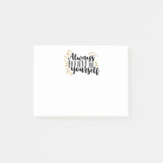 Tro alltid i dig post-it block