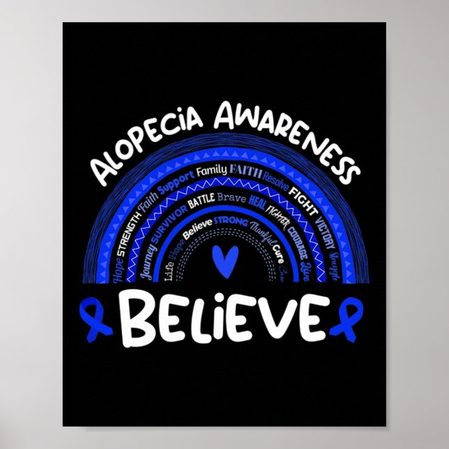Tro Alopecia Awareness Month Alopecia Poster (Framsidan)