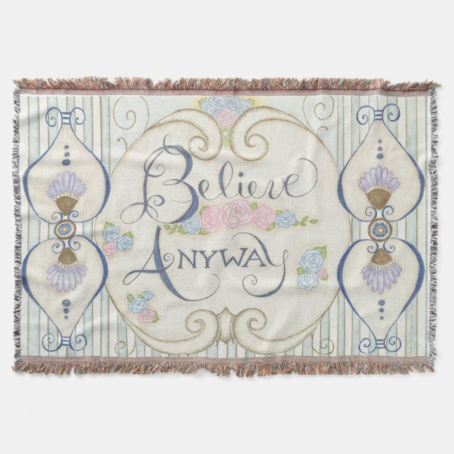 Tro ändå Throw Blanket Filt (Framsidan)