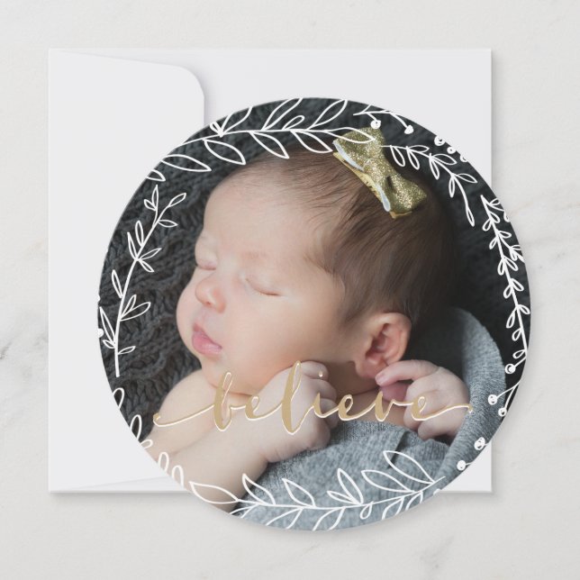 Tro - andedräkt julkort (Framsida)