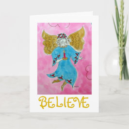 Tro Angel - Julkort Kort