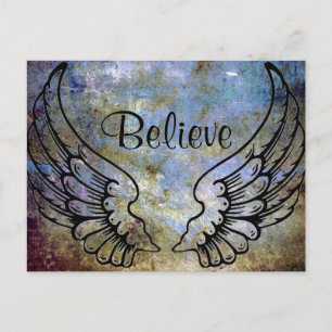 Tro - Angel Vingar Celestial vycard Vykort