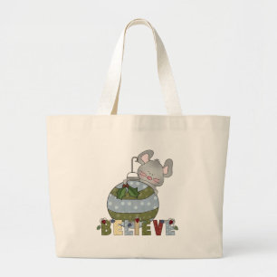 Tro Animals Grått Mouse Ornament jul Jumbo Tygkasse