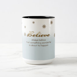 Tro. Anpassningsbar julklapp Mugg