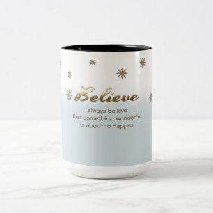 Tro. Anpassningsbar julklapp Mugg