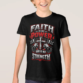 Tro är min kraft Gud är min styrka T Shirt