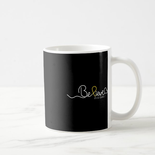 Tro - Artikel som stöder ökad medvetenhet om cance Kaffemugg (Höger)
