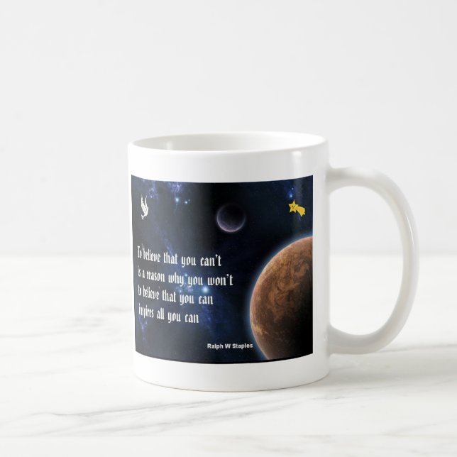 Tro att du kan kaffemugg (Höger)