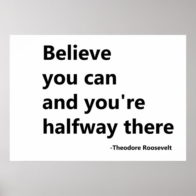 Tro att du kan poster (Framsidan)