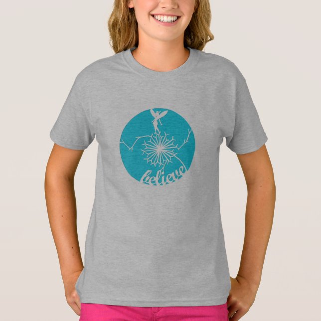 Tro att flickor t-shirt (Framsida)