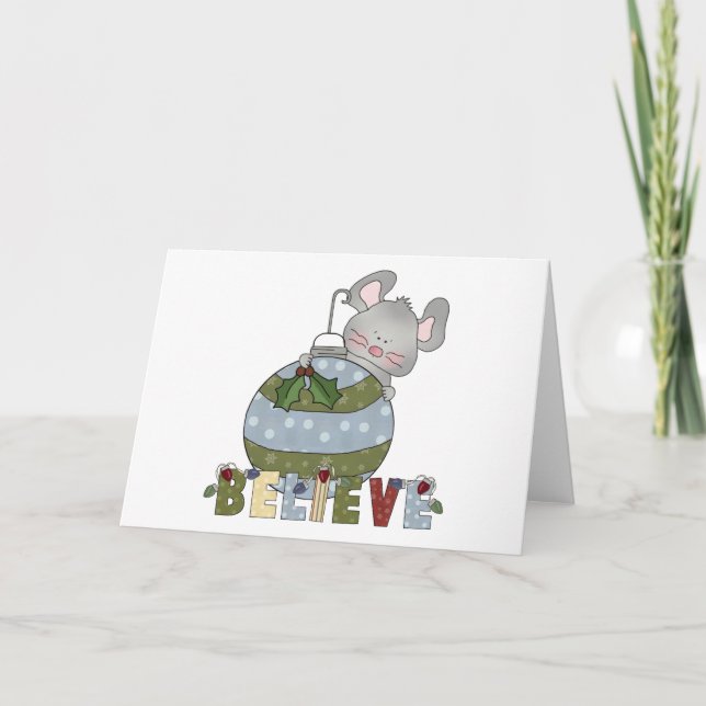 Tro att T-tröjor och presenter för män Helgkort (Framsida)