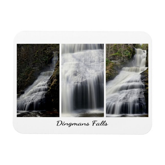 Tro av Dingmans Falls-fotografier Magnet (Horisontell)