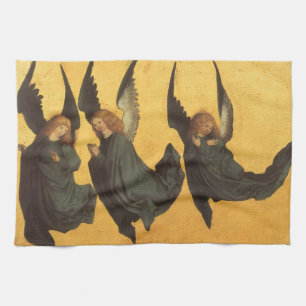 Tro av Renaissance Änglar av Hushållsbokens befälh Kökshandduk