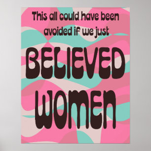 Tro bara kvinnor poster