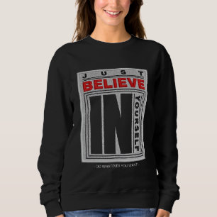 Tro bara på din egen broderade t shirt