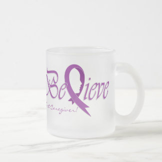 Tro "bäst omsorgmugg ", frostad glasmugg