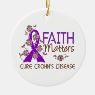 Tro betyder 3 Crohns sjukdom Julgransprydnad Keramik