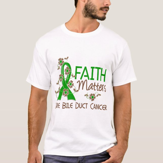 Tro betyder 3 vresighet - kanalcancer t shirt (Framsida)