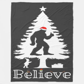 Tro Bigfoot Cryptozoology Julgran Fleecefilt