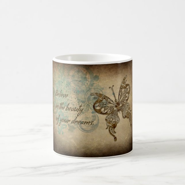 Tro Butterfly Kaffemugg (Center)