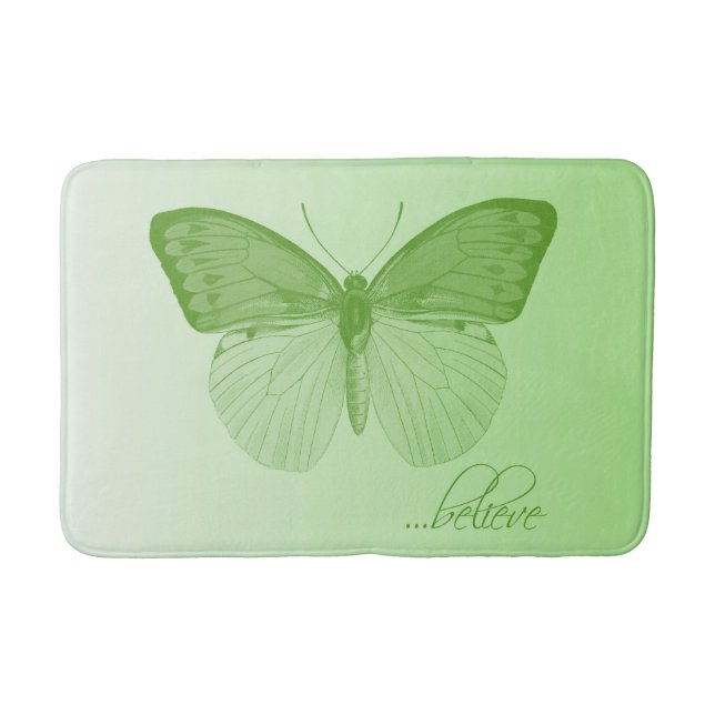 Tro Butterfly Lime Badrumsmatta (Framsidan)