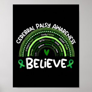 Tro Cerebral Palsy Awareness Month Shirt Cereb Poster