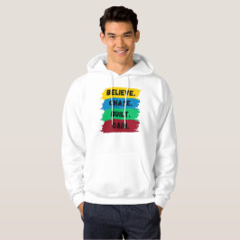 Tro, Chase, Byggt, vinna motivationslagord Hoodie
