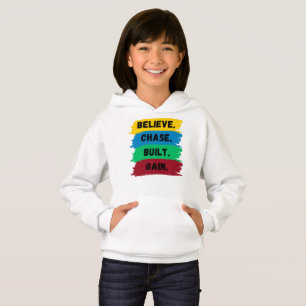 Tro, Chase, Byggt, vinna motivationslagord T Shirt