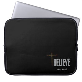 Tro Christian Kor Custom Name Black Laptop Fodral